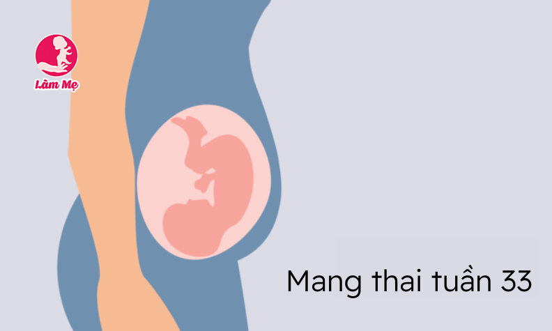 Mang thai tuần 33: Sự tăng trưởng của bé như thế nào? 