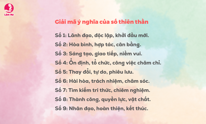 Cách tra cứu số thiên thần siêu dễ