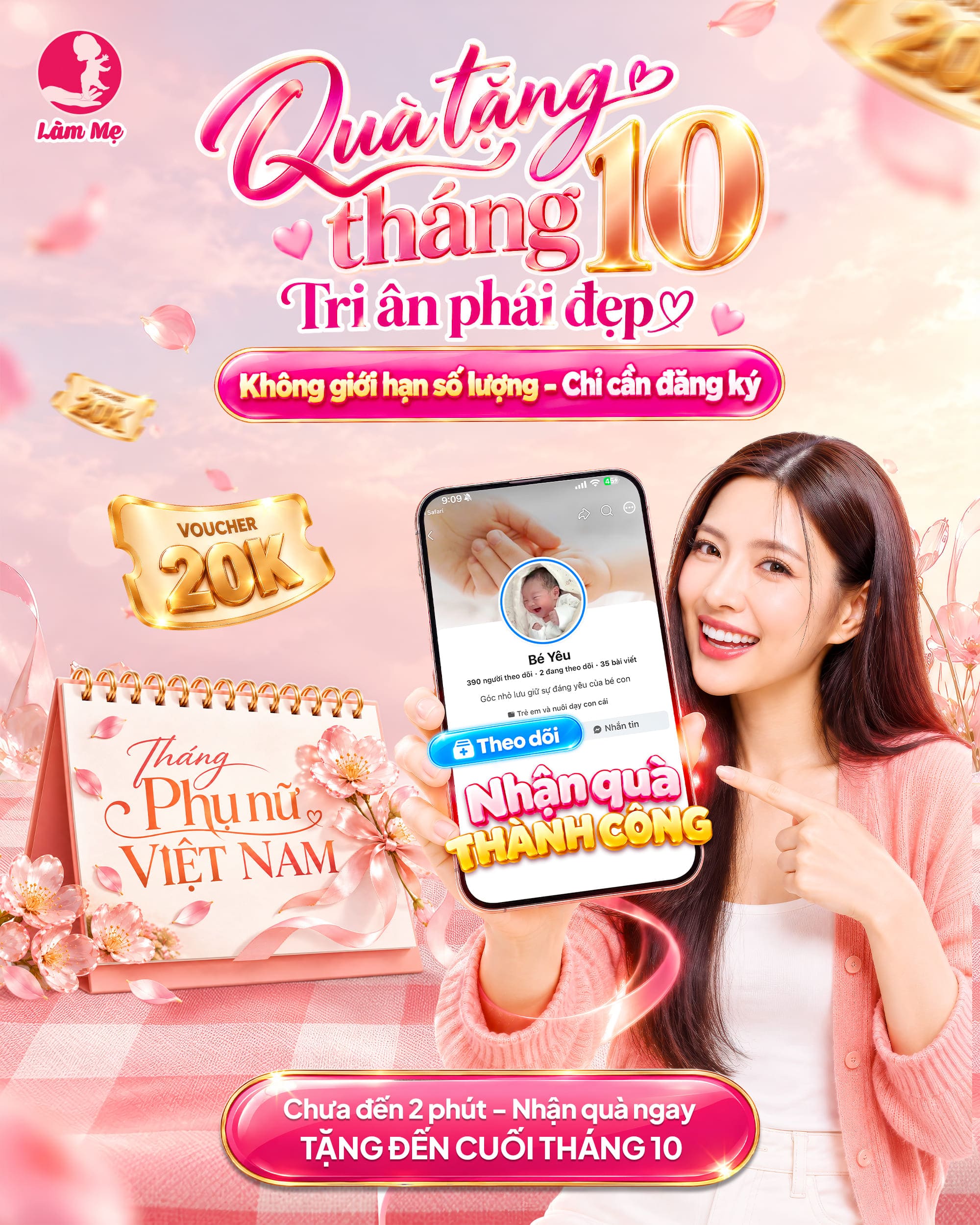 TẶNG QUÀ TRI ÂN THÁNG PHỤ NỮ VIỆT NAM